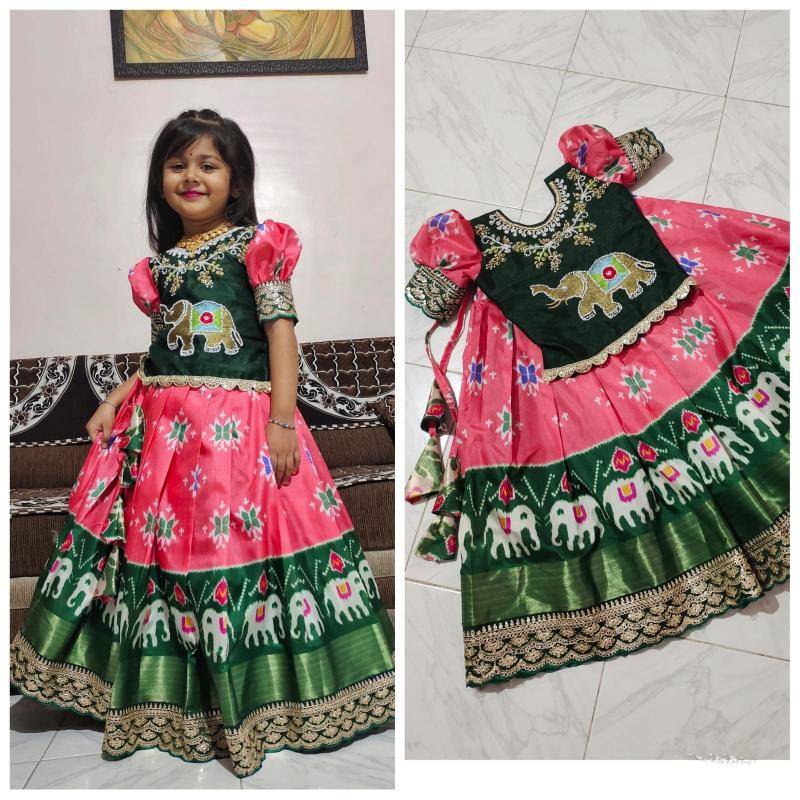 kids lehenga silk Kids clothing market in Mumbai